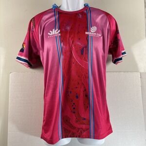 NORAM 2025 Pink Rugby Jersey LGBTQ+ North American Trans Match Flanker #7 Medium